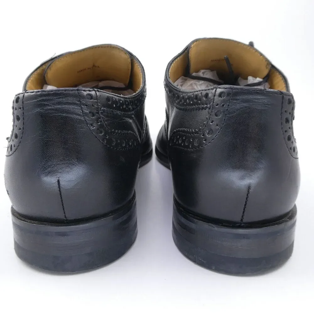 Cole Haan Men's Size US 9M C12914 Cambridge Wing Oxford Black Dress Shoes
